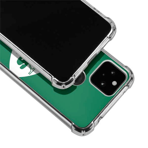NFL New York Jets Retro Logo Google Pixel 5 Clear Case